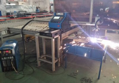 Metal CNC מכונת חיתוך פלזמה, עם פלסמה והן חיתוך להבה