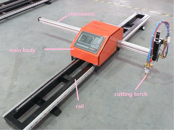 מוצר חדש cnc פלזמה מכונת חיתוך גיליון מתכת 1200 * 1200mm שטח העבודה