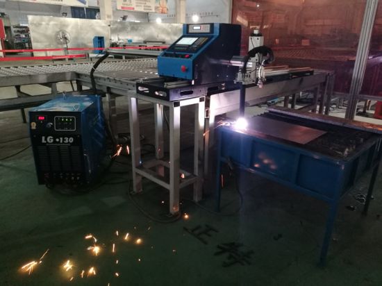 2018 פלזמה נירוסטה 1500 * 2500mm CNC מתכת מכונת חיתוך ברזל